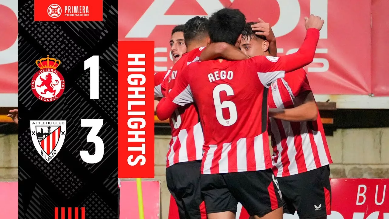 Bilbao Athletic Vence A Cultural Leonesa En Emocionante Duelo De Primera Federacion 2024 25