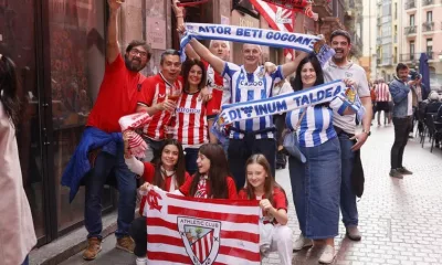 Bilbao Se Viste De Gala Aficiones Listas Para El Emocionante Derbi Athletic Real