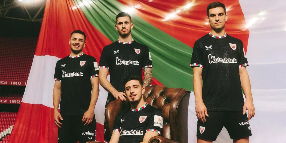 El Athletic Celebra Su Identidad Con Nueva Equipacion Negra En Vallecas