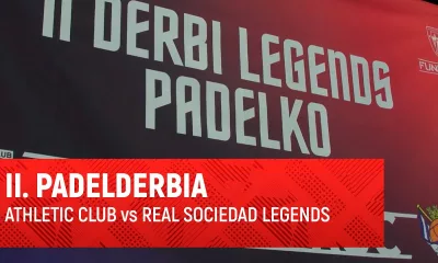 Exfutbolistas Del Athletic Club Y Real Sociedad Se Enfrentan En Apasionante Padelderbia Apoyado Por Empresas Colaboradoras