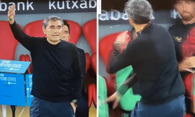 Ernesto Valverde Estalla En El Derbi Lanza Un Boligrafo Tras El Enfado Con Sancet