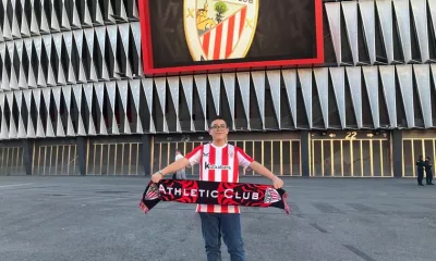 Un Nino Viaja 1200 Km Para Ver Al Athletic En San Mames Es El Dia Mas Feliz
