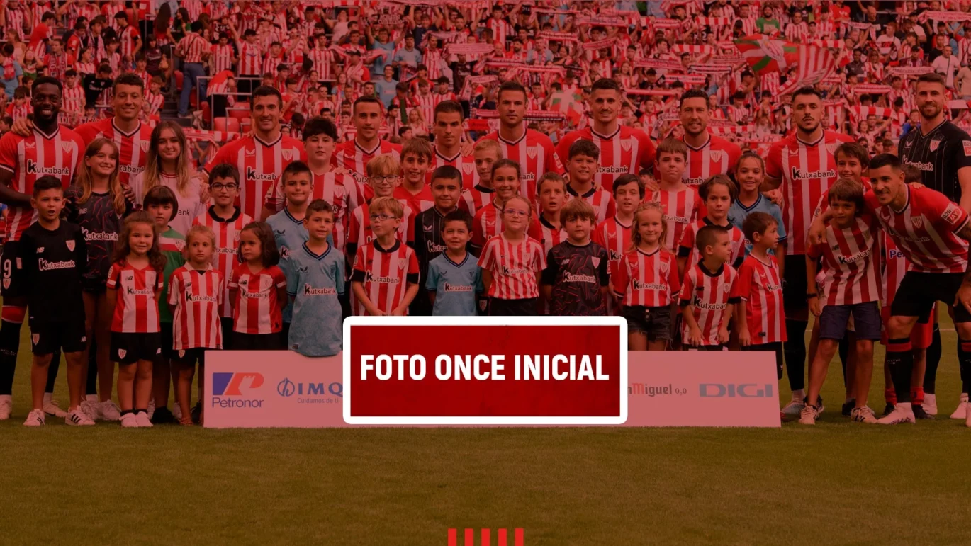 Inscripcion Para Ninos En La Foto Del 11 Inicial Del Athletic Vs Girona