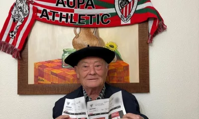 El Athletic Sorprende A Un Aficionado De 80 Anos En Su Primer Partido En San Mames