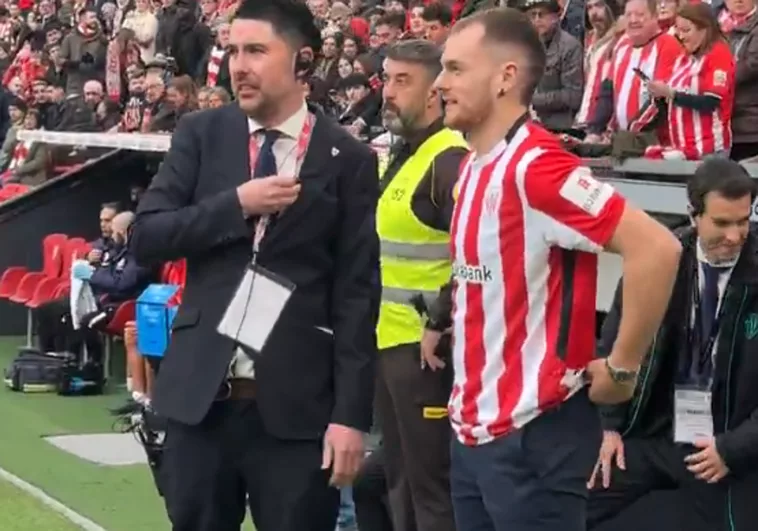 El Emotivo Saque De Honor De Unai Laso En San Mames Con El 24 En Alto