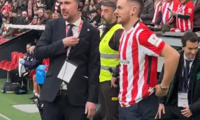 El Emotivo Saque De Honor De Unai Laso En San Mames Con El 24 En Alto