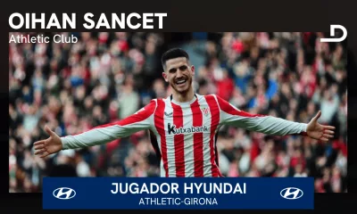 Oihan Sancet Brilla Con Hat Trick Y Es Jugador Hyundai De La Jornada