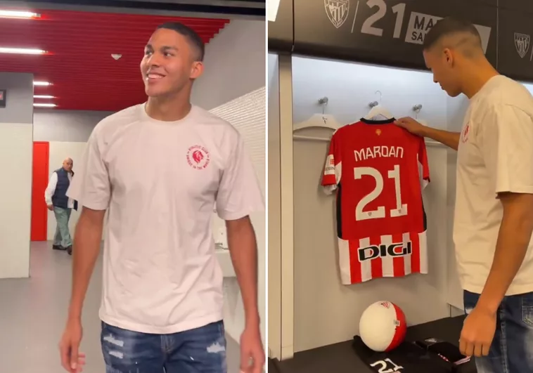 Maroan Sannadi Alucina Al Ver Su Nombre En El Vestuario Del Athletic Club