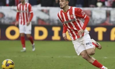 Nico Serrano Brilla En Su Debut Con El Sporting Asistencia De Gol Espectacular