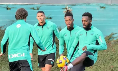 Nico Williams Y Galarreta Se Entrenan Con El Athletic En Lezama Antes Del Espanyol