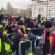 Aficionados De La Roma Llegan A San Mames Bajo Estricta Vigilancia Policial