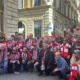 Aficionados Del Athletic Se Dirigen Al Olimpico Ambiente Festivo En Roma