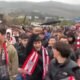 Alienta La Aficion Del Athletic En Lezama Antes De La Final Contra La Roma