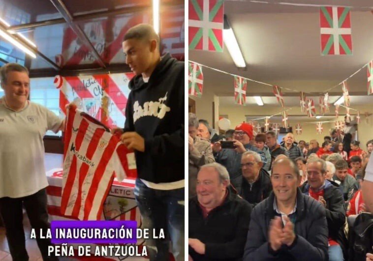 Antzuola Celebra La Inauguracion De Su Primera Pena Del Athletic Club