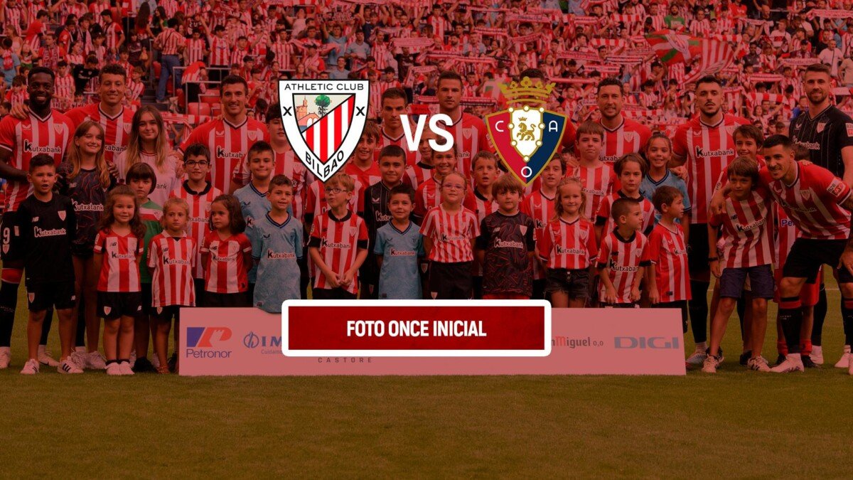 Apunta A Tu Hijo En La Foto Del 11 Inicial Del Athletic Contra Osasuna