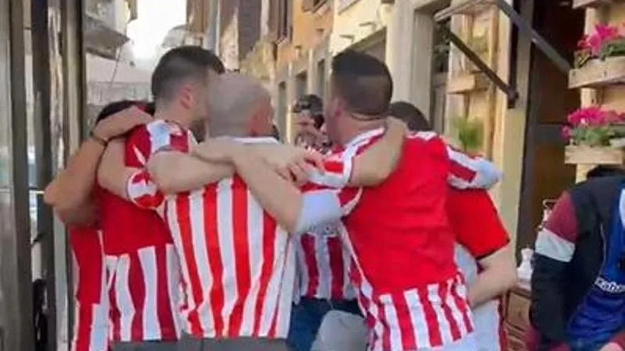 Calienta El Ambiente En Roma Los Aficionados Del Athletic Ya Estan Aqui