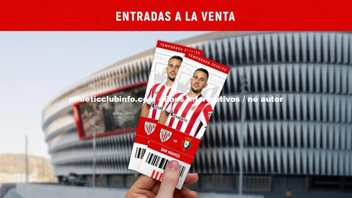 Compra Ya Las Entradas Para El Athletic Club Ca Osasuna El 28 De Marzo