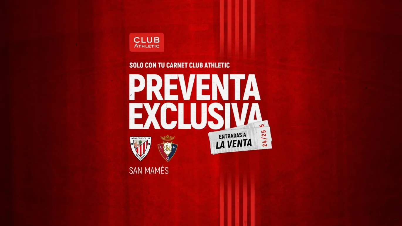Consigue Ya Tus Entradas Para El Athletic Club Ca Osasuna En Marzo