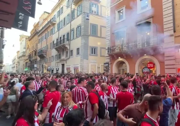 La Policia Italiana Refuerza La Seguridad Ante El Roma Athletic En Roma