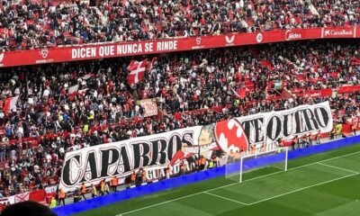 Los Biris Rinden Homenaje A Caparros Con Un Emotivo Tifo En Sevilla