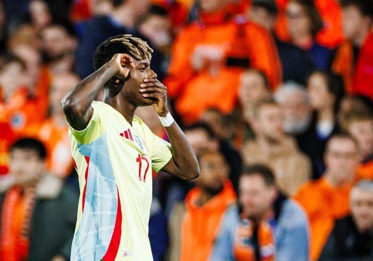 Nico Williams Brilla Con La Roja Y Marca Ante Paises Bajos En Roterdam