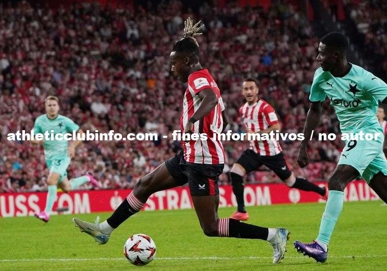Nico Williams Motiva A La Aficion Del Athletic Todos Unidos En San Mames
