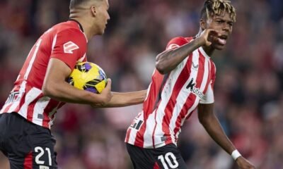 Nico Williams Se Rie De Su Primer Gol De Cabeza En El Athletic Club