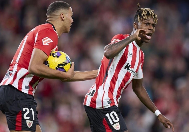 Nico Williams Se Rie De Su Primer Gol De Cabeza En El Athletic Club