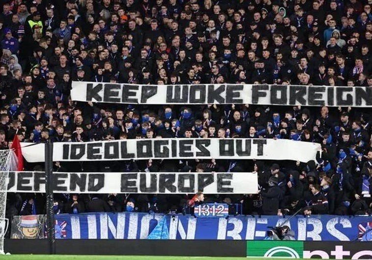 Rangers Sancionado Por Pancarta Racista Y Objetos Lanzados En Ibrox