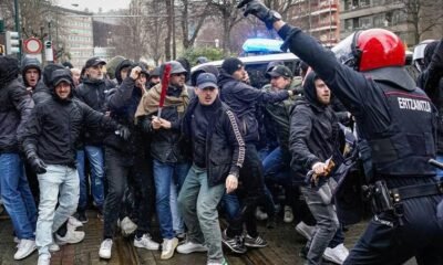 Retraso En Traslado De Hinchas De La Roma Provoca Incidentes En Bilbao
