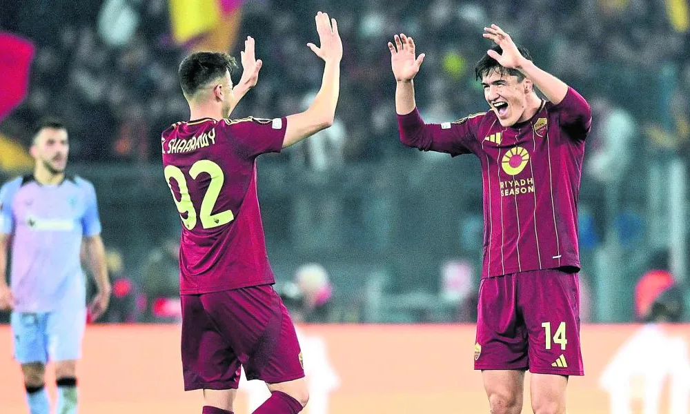 Sufre el Athletic: el castigo de jugar con diez se repite en Roma