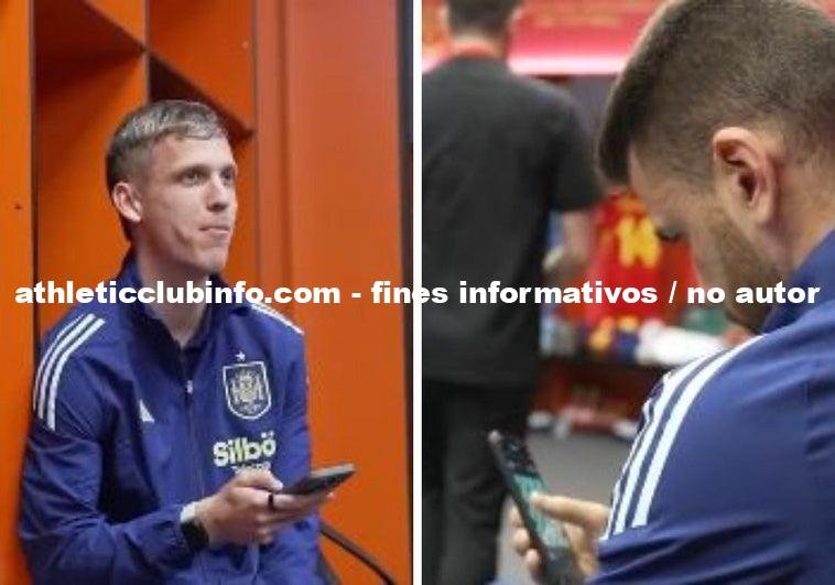 Unai Simon Vence A Dani Olmo En Una Partida De Ajedrez Antes Del Partido