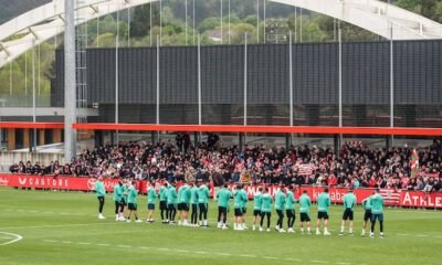 Alienta Al Athletic En Lezama Antes Del Crucial Duelo Europeo