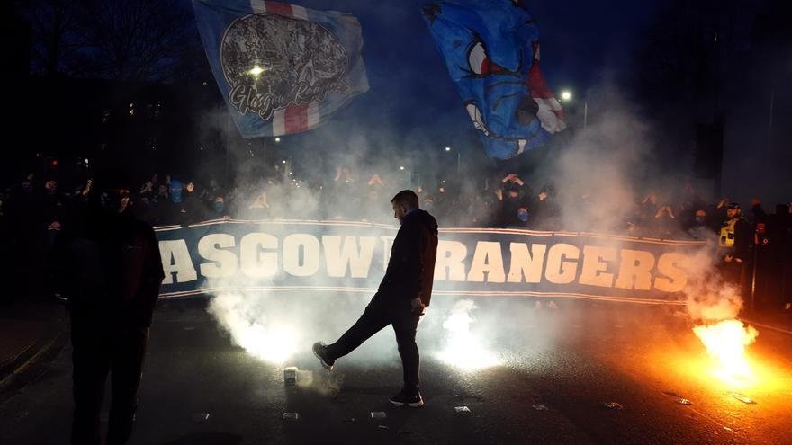 Cachea A Ultras Del Rangers En Bilbao Y Teme Enfrentamientos