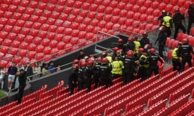 Ensaya La Ertzaintza El Dispositivo De Seguridad En San Mames Para La Final