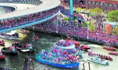 La Gabarra Navega De Nuevo Y Une Generaciones De Athleticzales En Bilbao