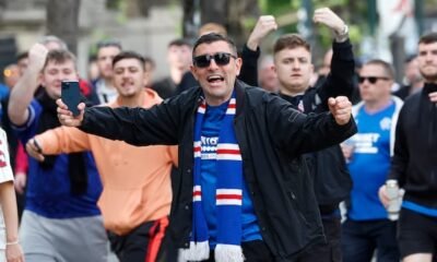 Los Aficionados Del Rangers Disfrutan Bilbao Sin Incidentes Ni Altercados