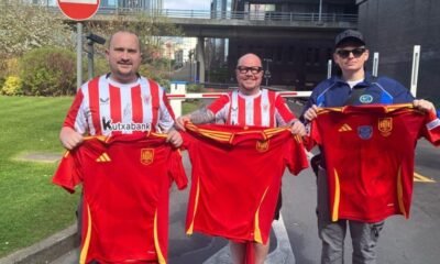 Recibe Al Athletic En Glasgow Hinchas Escoceses Muestran Su Apoyo