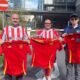 Recibe Al Athletic En Glasgow Hinchas Escoceses Muestran Su Apoyo