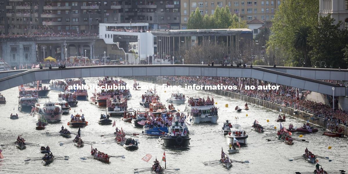 Revive El Paseo De La Gabarra Del Athletic Por La Ria De Bilbao