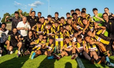 El Basconia Celebra Su Ascenso A Segunda Rfef