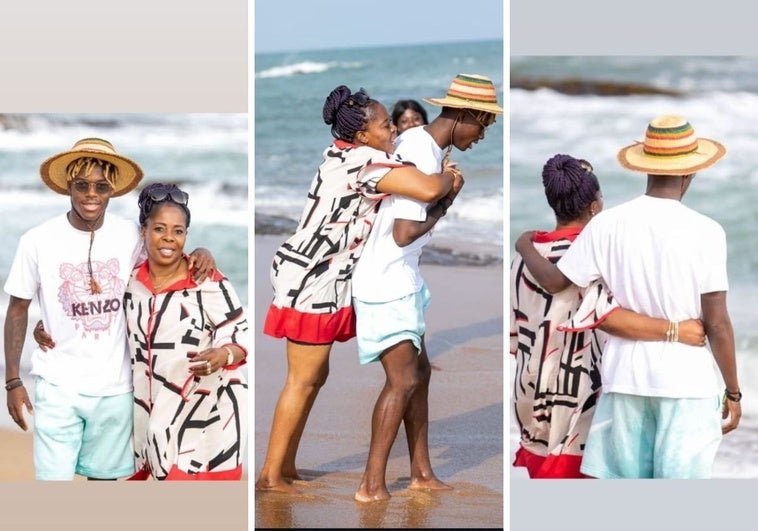 Nico Williams Felicita A Su Madre En El Dia De La Madre
