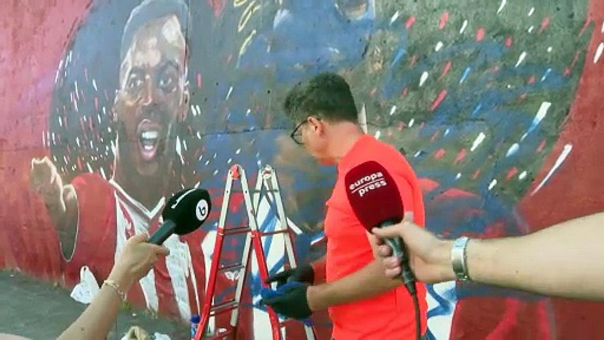 El Artista Del Mural De Nico Williams Advierte No Me Rendire