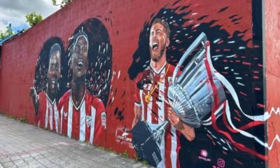Inaki Williams Apoya La Reparacion Del Mural De Su Hermano Nico