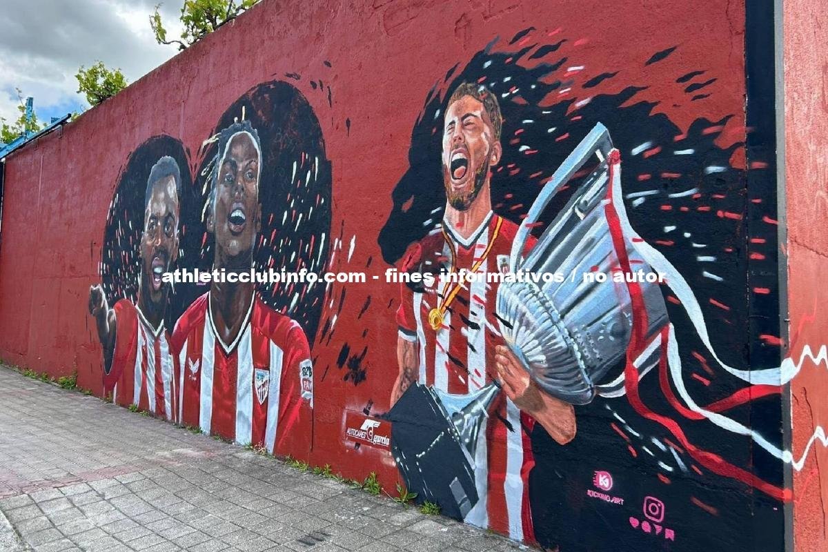 Inaki Williams Apoya La Reparacion Del Mural De Su Hermano Nico