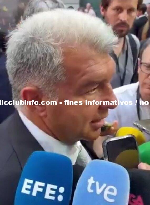 Laporta Critica Al Athletic Por Su Postura Ante Laliga Y El Barca