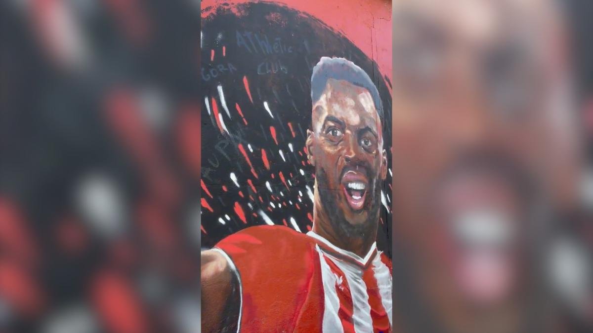 Nico Williams Regresa Al Mural Tras Acto Vandalico En Barakaldo