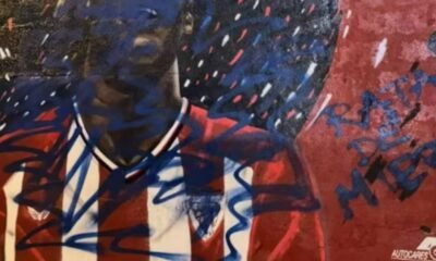 Vandalizan De Nuevo El Mural De Nico Williams En Lutxana