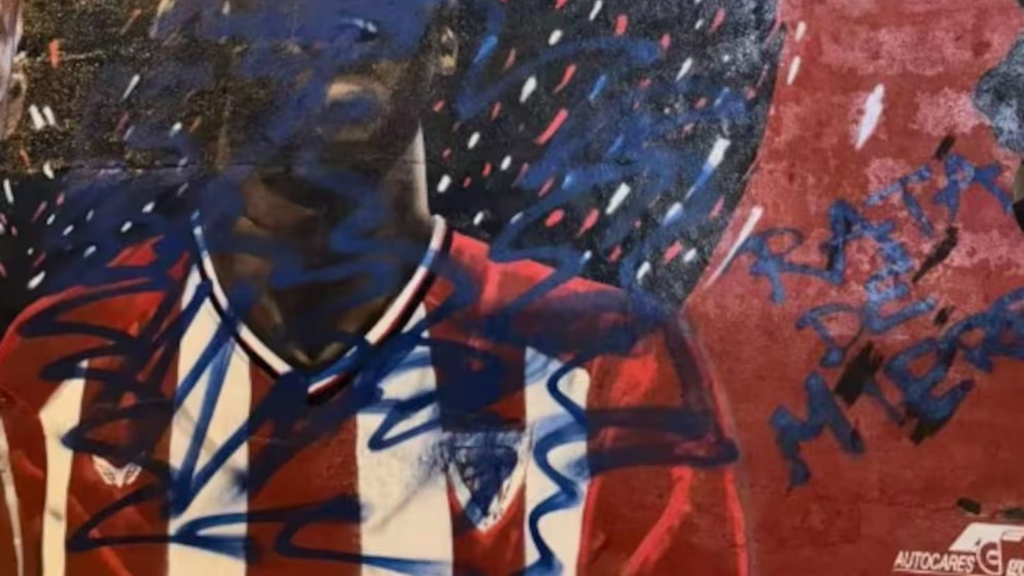 Vandalizan De Nuevo El Mural De Nico Williams En Lutxana