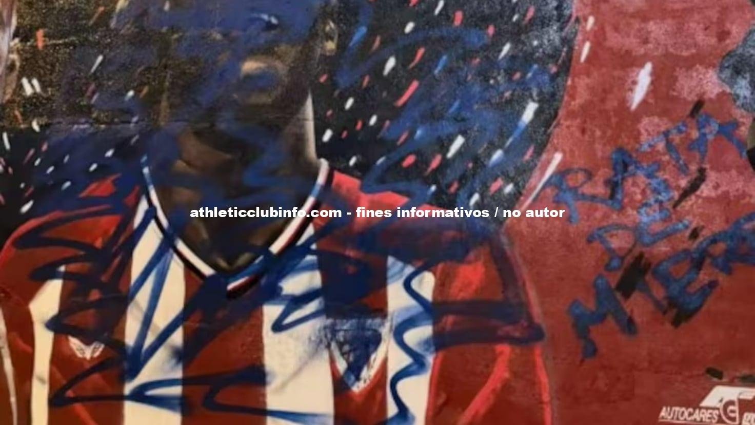 Vandalizan De Nuevo El Mural De Nico Williams En Lutxana